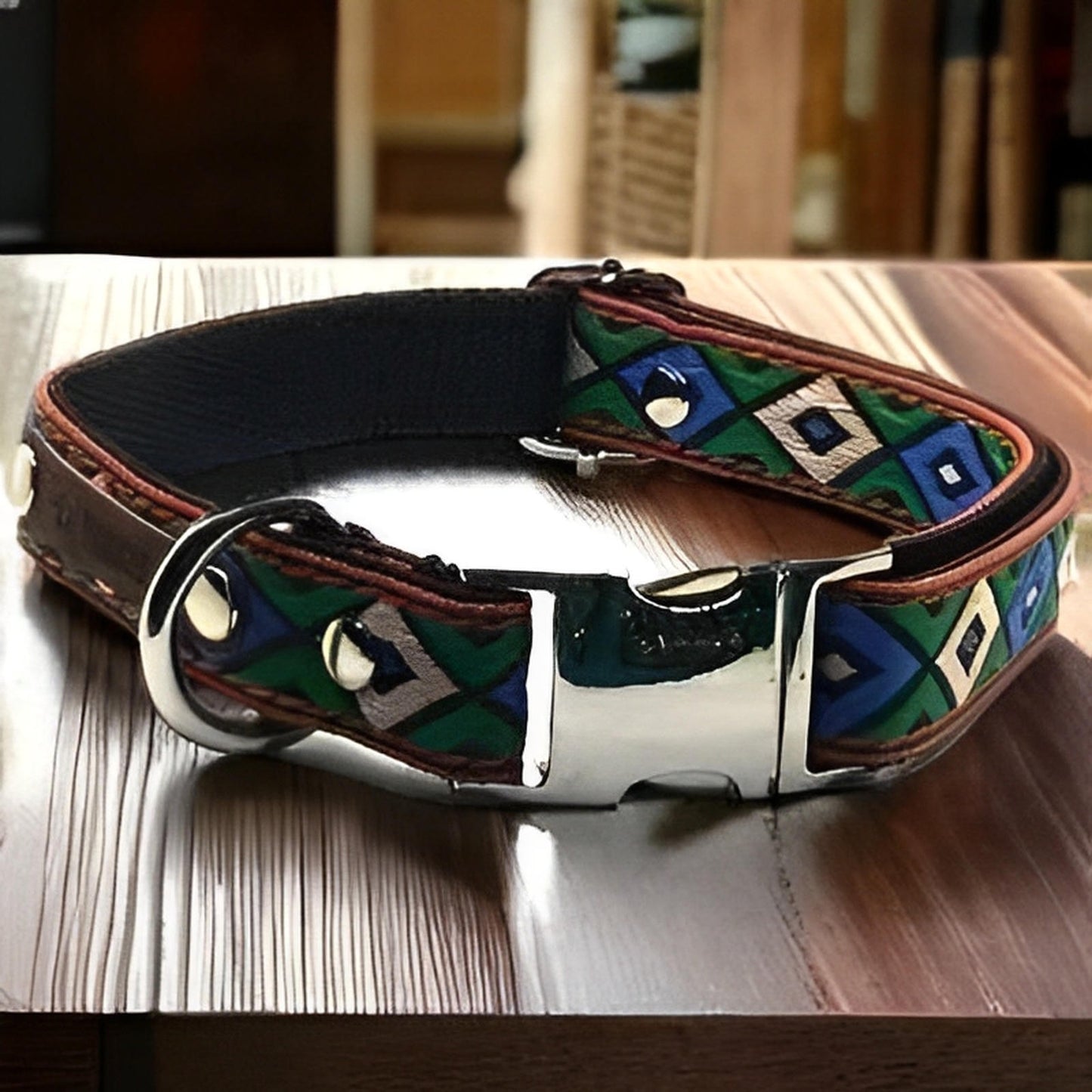 Regal Paws Designer Cotton Dog Collar š - Finnigan's Play Pen
