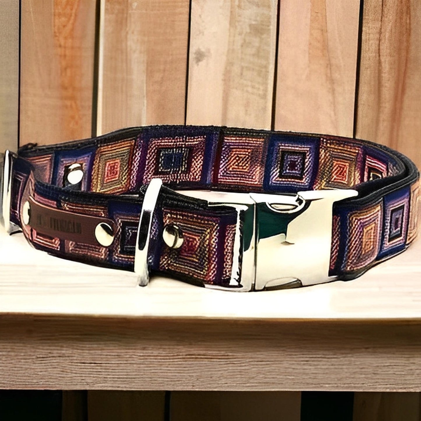 Regal Pup Personalised Cotton Collar - Finnigan's Play Pen