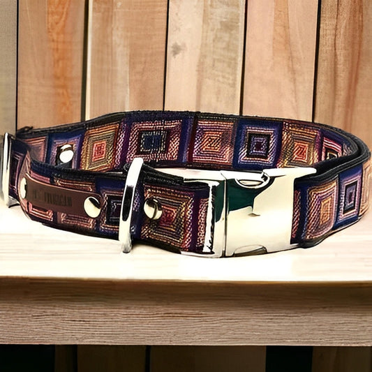 Regal Pup Personalised Cotton Collar - Finnigan's Play Pen