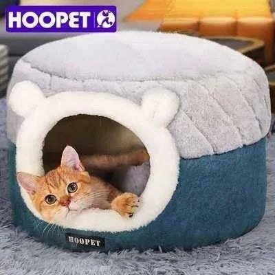 Snuggle Haven Pet Bed š¾ Cozy Convertible Cat House & Cushion - Finnigan's Play Pen