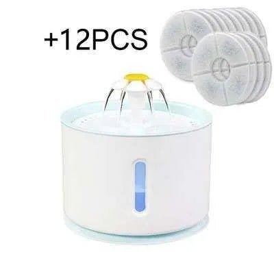 Stainless Steel Cat Water Fountain: Hydration Station for Cats - Finnigan's Play Pen