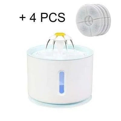 Stainless Steel Cat Water Fountain: Hydration Station for Cats - Finnigan's Play Pen