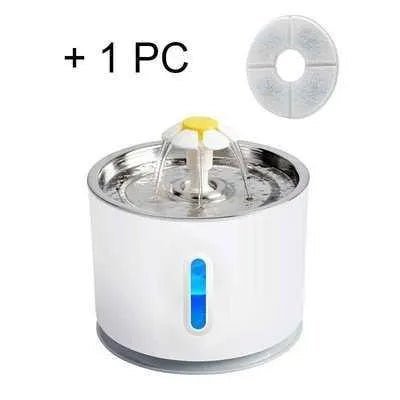 Stainless Steel Cat Water Fountain: Hydration Station for Cats - Finnigan's Play Pen