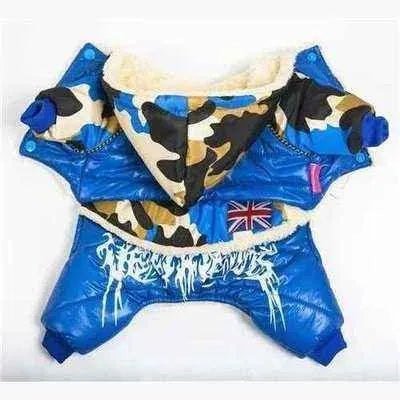 Stylish Camo Chic Winter Dog Jacket - Finnigan's Play Pen