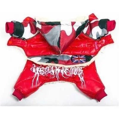 Stylish Camo Chic Winter Dog Jacket - Finnigan's Play Pen
