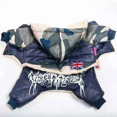 Stylish Camo Chic Winter Dog Jacket - Finnigan's Play Pen
