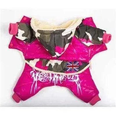 Stylish Camo Chic Winter Dog Jacket - Finnigan's Play Pen