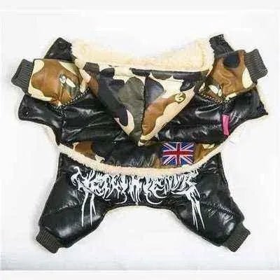 Stylish Camo Chic Winter Dog Jacket - Finnigan's Play Pen