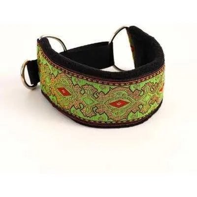 Whippet Martingale Collar: Handcrafted Elegance for Stylish Pets - Finnigan's Play Pen