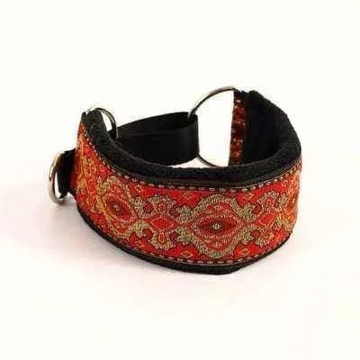 Whippet Martingale Collar: Handcrafted Elegance for Stylish Pets - Finnigan's Play Pen