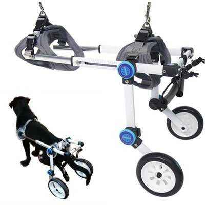 Adjustable Dog Wheelchair For Hind Legs Rehabilitation Wheelchair For Back Legs Lightweight Disabled Dogs Teddy Hiromi Walk Tool - Finnigan's Play Pen