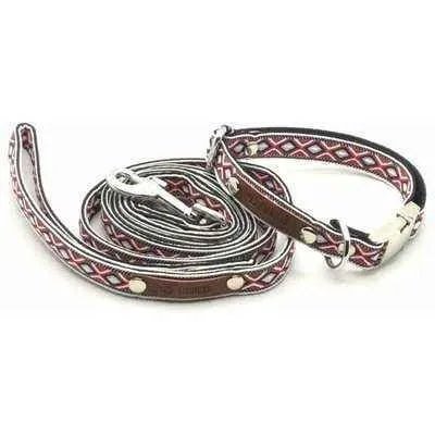 Designer Engraved Cotton Dog Collar No.19s - Finnigan's Play Pen