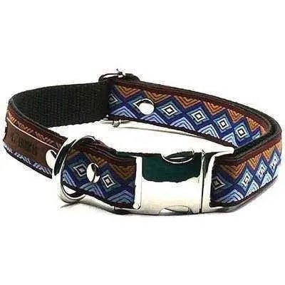 Designer Handmade Cotton Dog Collar for Small Dog Breeds - Finnigan's Play Pen
