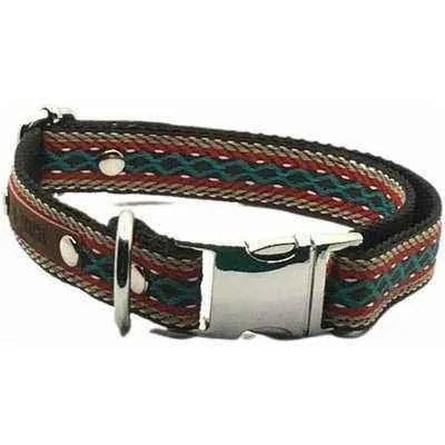Designer Paws: Stylish Handcrafted Cotton Collar for Medium Dogs - Finnigan's Play Pen