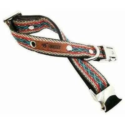 Designer Paws: Stylish Handcrafted Cotton Collar for Medium Dogs - Finnigan's Play Pen