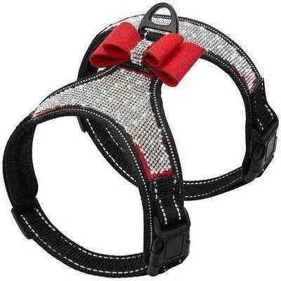 Diamond Dream Reflective Rhinestone Dog Harness - Finnigan's Play Pen