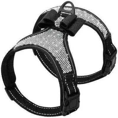 Diamond Dream Reflective Rhinestone Dog Harness - Finnigan's Play Pen