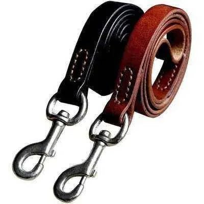 Didog Stylish Leather Dog Leash - Finnigan's Play Pen