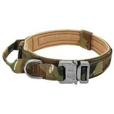 Elite Guardian Military Dog Collar & Bungee Leash Set - Finnigan's Play Pen