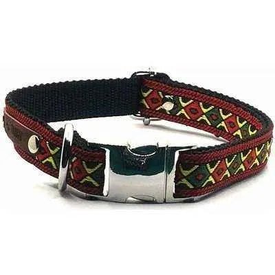 Enchanted Elegance Designer Handmade Cotton Dog Collar - Finnigan's Play Pen