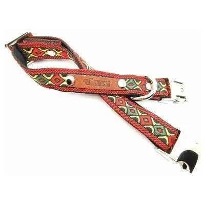 Enchanted Elegance Designer Handmade Cotton Dog Collar - Finnigan's Play Pen