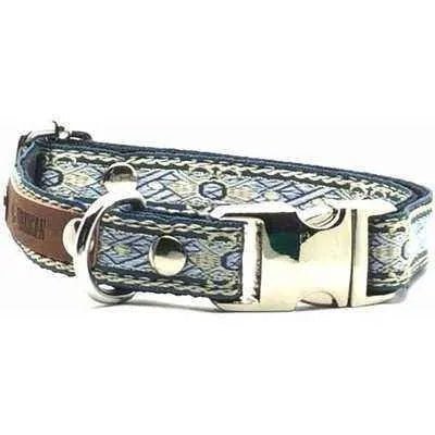 Engraved Cotton Dog Collar for Small Breeds - Finnigan's Play Pen