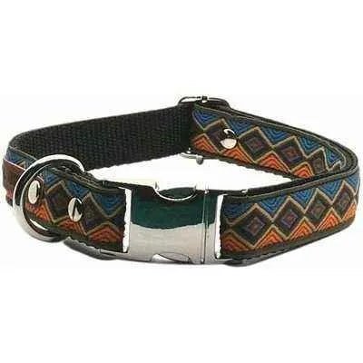 Exquisite Paws: Designer Cotton Dog Collar - Finnigan's Play Pen