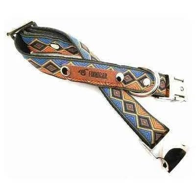Exquisite Paws: Designer Cotton Dog Collar - Finnigan's Play Pen
