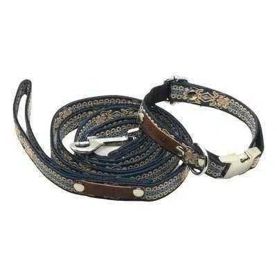 Finnigan's Luxury Pup Lead with Customised Metallic Buckle - Finnigan's Play Pen