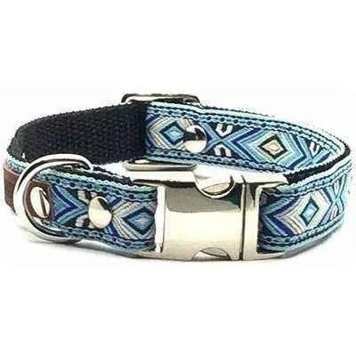 Luxury Bespoke Cotton Dog Collar & Leash Set - Finnigan's Play Pen