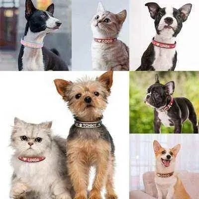 Luxury Rhinestone Pet Collar with Letter Charm - Finnigan's Play Pen
