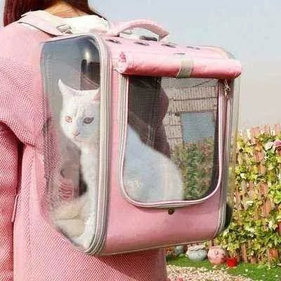 Opulent Paws Luxury Pet Carrier in Pink & Gray - Finnigan's Play Pen