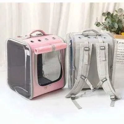 Opulent Paws Luxury Pet Carrier in Pink & Gray - Finnigan's Play Pen
