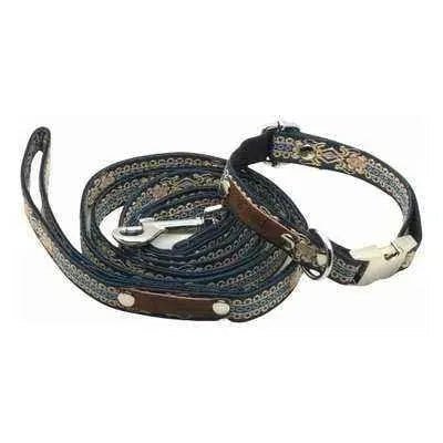 "Personalised Hand Made Chic Cotton Collar for Small Breeds" - Finnigan's Play Pen