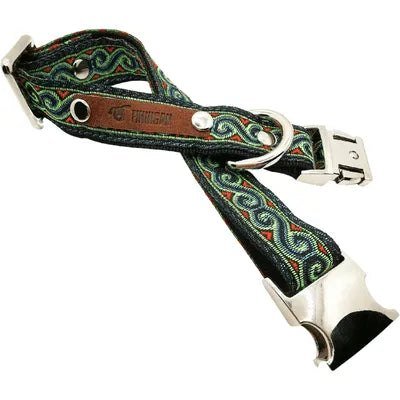 Personalised Cotton Dog Collar for Medium Breeds - Finnigan's Play Pen