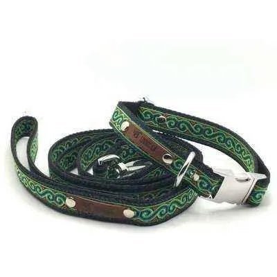 Personalised Cotton Dog Collar for Medium Breeds - Finnigan's Play Pen
