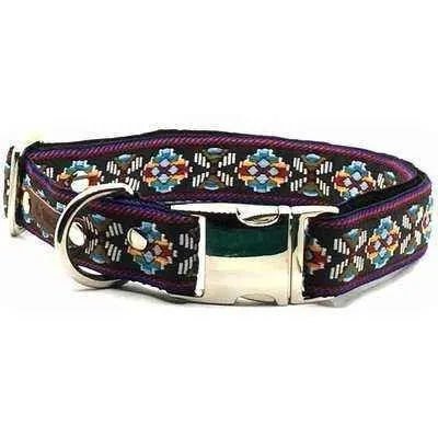 Personalised Designer Cotton Dog Collar - Finnigan's Play Pen