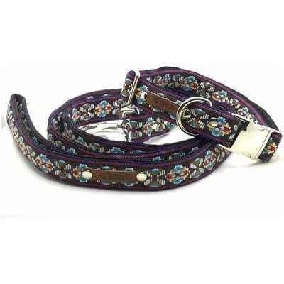 Personalised Designer Cotton Dog Collar - Finnigan's Play Pen