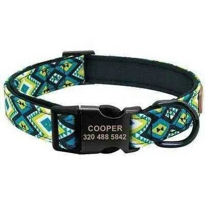 Personalised Dog Collar & Leash Set - Finnigan's Play Pen