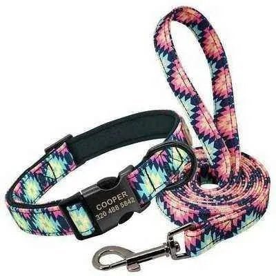 Personalised Dog Collar & Leash Set - Finnigan's Play Pen