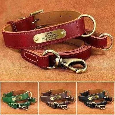 Personalised Leather Dog Fashion Set š¾ - Finnigan's Play Pen