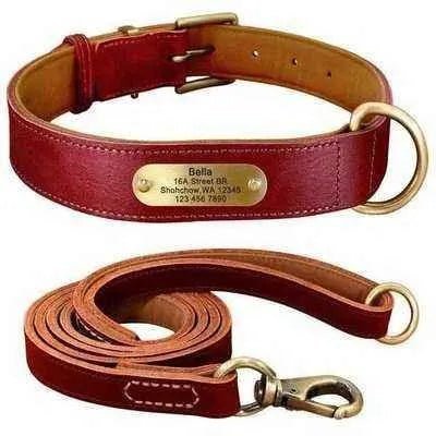 Personalised Leather Dog Fashion Set š¾ - Finnigan's Play Pen