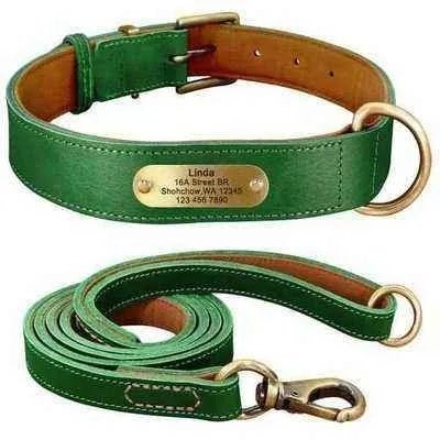 Personalised Leather Dog Fashion Set š¾ - Finnigan's Play Pen