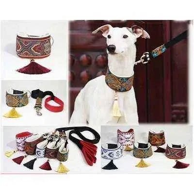 Regal Canine Ethnic Leather Collar - Finnigan's Play Pen