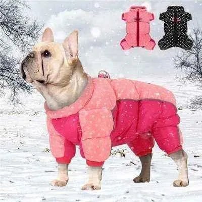 Rose Gold Reflective Winter Dog Coat - Finnigan's Play Pen