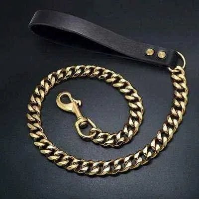 Stainless Steel Dog Chain Collar & Leash Set: Strength meets Style - Finnigan's Play Pen
