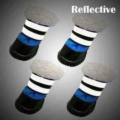 Winter Elegance Dog Snow Boots: Snug & Stylish for Winter Walks! - Finnigan's Play Pen
