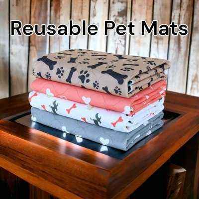 Finnigan Brand Reusable / Washable 3 Layer Absorbent Pet Pads - Finnigan's Play Pen