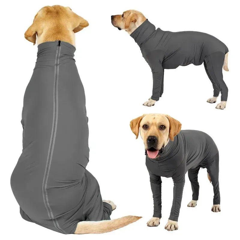 Pet Home Wear Pajamas Dog Jumpsuit Operative Protection Long Sleeves Bodysuit Comfortable For Medium Large Dogs XS-3XL