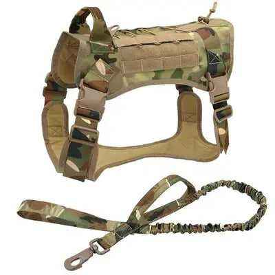 Enchanted Didog Tactical Military Dog Collar Harness Leash Set